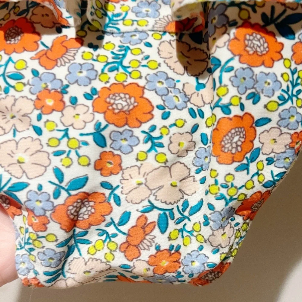 Baby Boden floral ruffle swimsuit - Picture 5 of 5